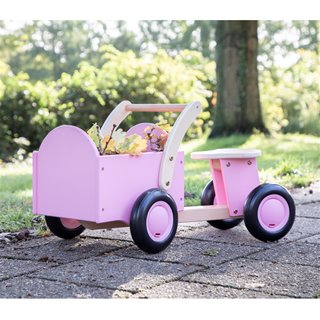 New Classic Toys - Bakfiets - Roze